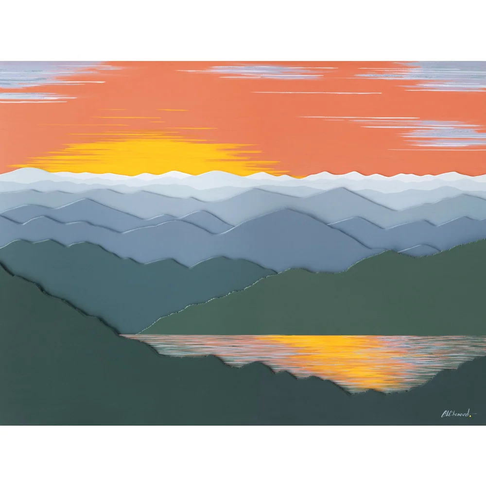 MOUNTAIN GLOW - Fine Art Prints — CINDY LOU CHENARD